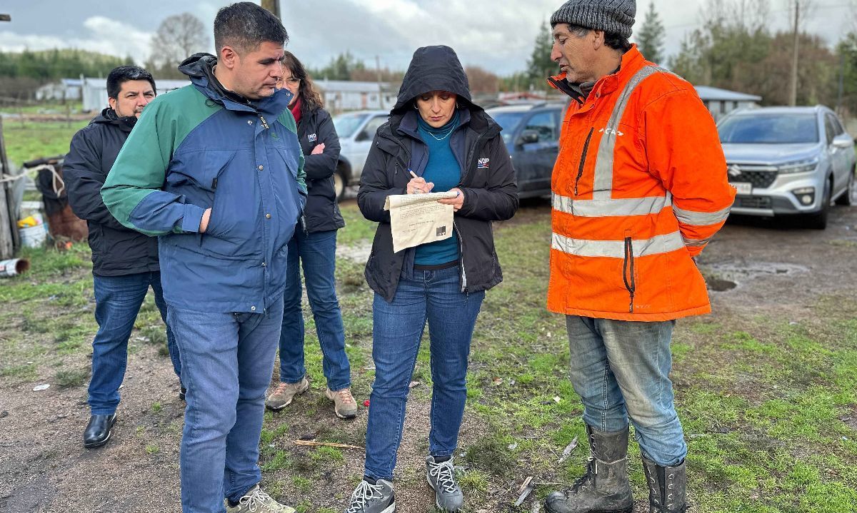 Ya iniciaron catastro de afectación silvoagropecuaria por lluvias en Biobío